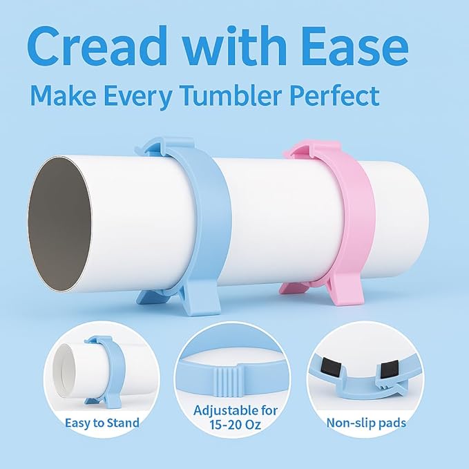 Sublimation Tumbler Clamp Tool, Durable Plastic Pinch Grip Holder for 15 to 20oz Cups, Ideal for Engraving, Decorating & Personalized Gifts