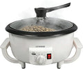 Home Coffee Roaster, Household Electric Coffee Bean Baker Nut Peanut Cashew Chestnuts Roasting Machine Adjustable Temperature 1.6 Pounds Capacity for Cafe Shop/Home No Stovetop Required Smoke Reduce