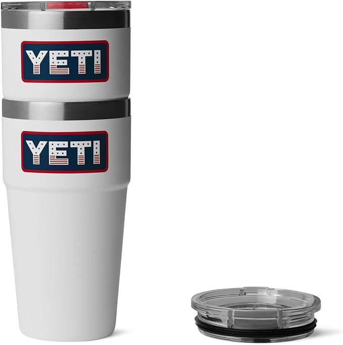 YETI Rambler 20 oz Stackable Tumbler, Stainless Steel, Vacuum Insulated with MagSlider Lid