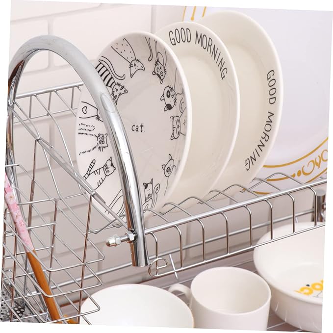 Zerodeko Dish Drying Rack Over The Sink Dish Drying Rack Organizer Storage Holder Chopsticks Cup Holder