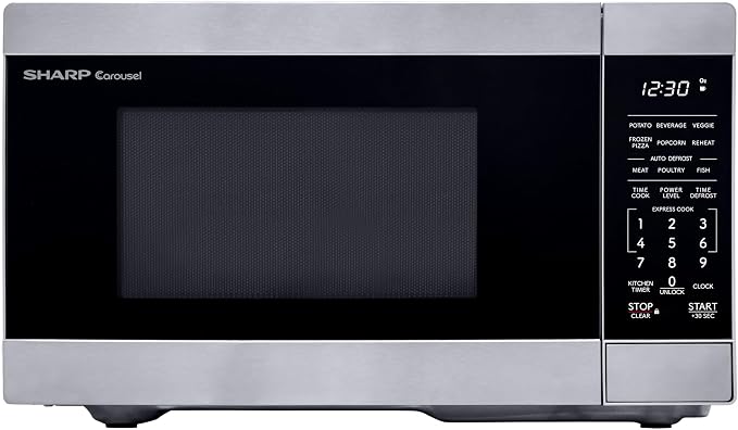 Sharp SMC0962KS 0.9 cu. ft. 900W Stainless Steel Countertop Microwave Oven