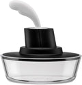 Alessi ASG13 B "Ship Shape" Butter Dish, Black