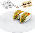 Dual Taco Holder 4 Pack + Taco Holder Kit Silver