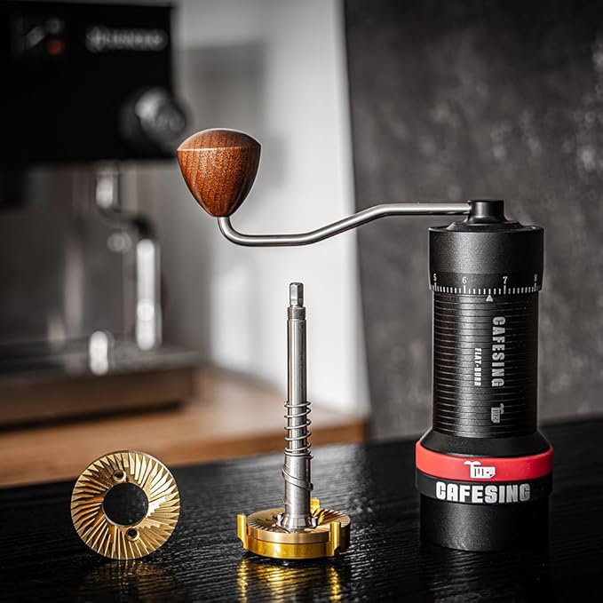 CafeSing ORCA go Flat Burr Manual Coffee Grinder