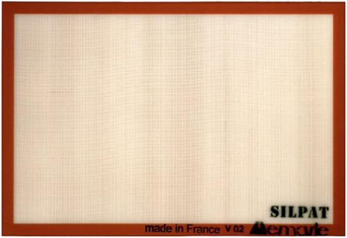 Silpat Non-Stick Silicone Commercial Size Baking Mat, 16.5-Inch by 24.5-Inch