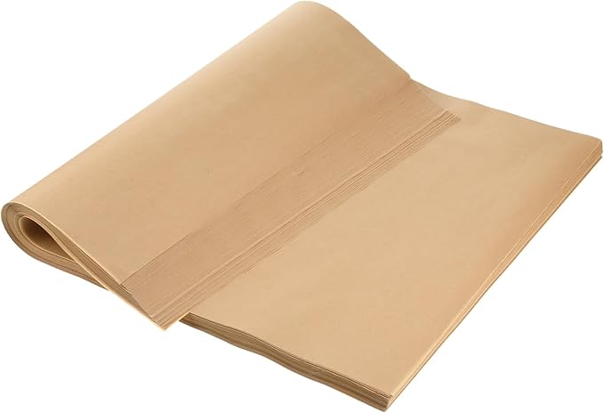 Harloon 200 Pcs Parchment Paper Baking Sheets, Heavy Duty Precut Baking Sheets Nonstick Parchment for Cookies Steaming Grilling Cooking Air Fryer Oven Pan Air Fryer(Brown,13 x 18 Inch)