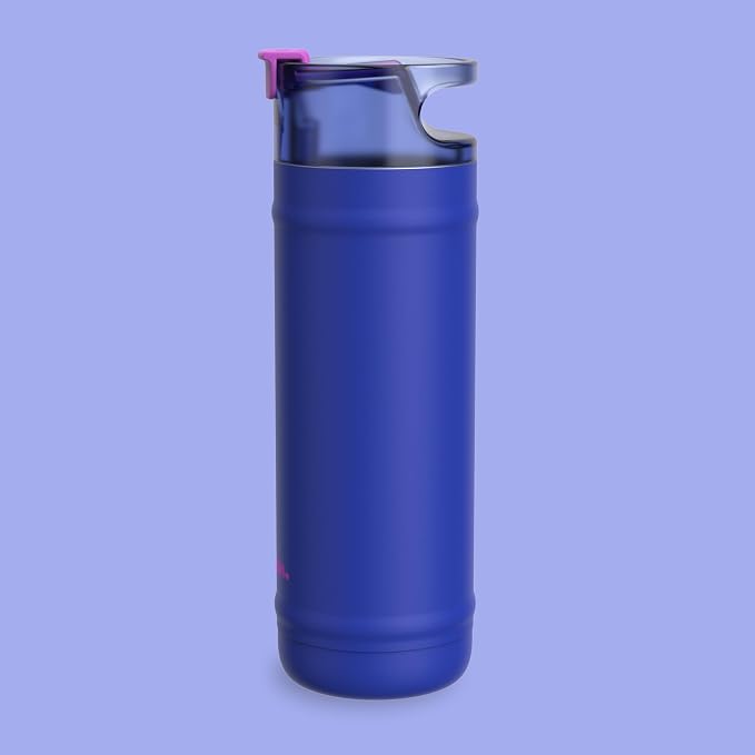 bubba 32 oz Dualsip Insulated Stainless Steel Water Bottle with Straw - Reusable, Leakproof, Lightweight, Dishwasher Safe, Lead-Free and BPA-Free, Ocean Energy