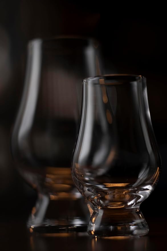 GLENCAIRN The WEE Crystal Whisky Glass Set of 12 - Mini Size 3.34in, 85mm Whiskey Tasting Glass