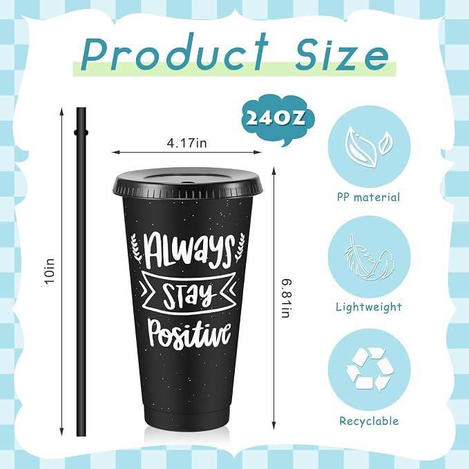 Uiifan 30 Pcs Inspirational Cups Bulk Appreciation Gifts for Employee Coworker Staff Team Thank You Gifts, Office Prizes for Adults Work Party Favors, Associates, Giveaways (Stylish Color)