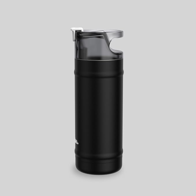 bubba 18 oz Dualsip Insulated Stainless Steel Water Bottle with Straw - Reusable, Leakproof, Lightweight, Dishwasher Safe, Lead-Free and BPA-Free, Office Siren