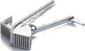 Tredoni Aluminium Big Garlic Press Masher with Head-Cleaner, Olive Pitter, Nutcracker, Meat Tenderizer & Fish Scraper