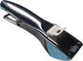 Japanese Garlic Press - Stainless Steel Garlic Press with Built-In Cleaning Tool - Garlic Mincer Spring Loaded Scraper- Kitchen Gadget Essentials - Peeler for Unpeeled Garlic Cloves - Dishwasher Safe