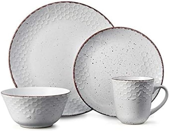 Pfaltzgraff Bumble Bee 16 Piece Dinnerware Set, Service For 4