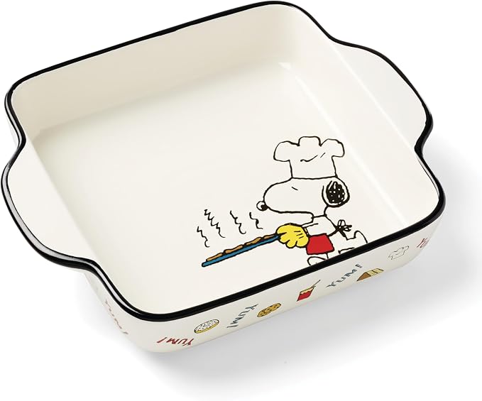 Lenox 897691 Chef Snoopy Square Baker