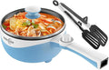 Audecook Hot Pot Electric, 1.7L Mini Electric Skillet Portable Nonstick Sauté Pan with Power Adjustment, Ramen Cooker Travel Multicooker for Steak/Soup/Egg/Oatmeal/Noodles