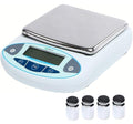 U.S. Solid Digital Precision Analytical Balance 5000g x 0.01g, High Precision Electronic Scale for Laboratory, Jewelry, Industrial Use