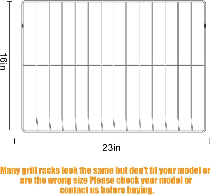 316067902 Oven Rack for Range for Frigidaire, Kenmore Oven 316069800, 316083800，22-7/8" x 16-1/4"(2 Pack)
