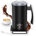 Automatic Milk Frother 6-in-1, Electric Milk Frother and Steamer 420ml, Milk Steamer and Frother for Latte, Coffee Frother Machine, Warm and Hot Chocolate Maker, Cold Foam Maker, Cappuccinos
