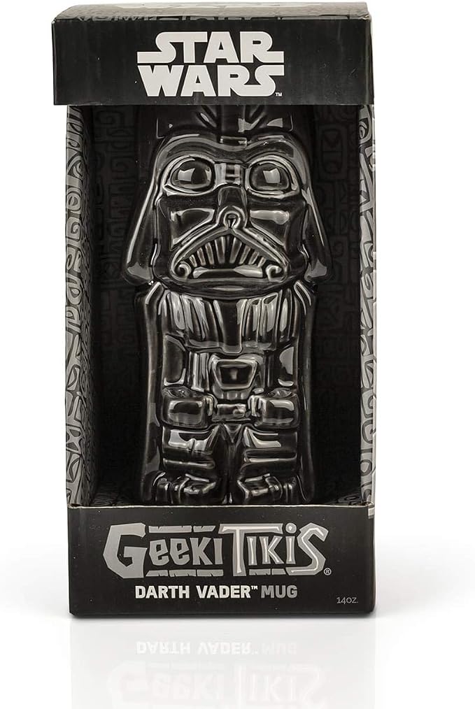 Geeki Tikis Star Wars Darth Vader Mug | Official Star Wars Collectible Tiki Style Ceramic Cup | Holds 14 Ounces