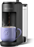 Keurig K-Mini Mate Plus Single-Serve K-Cup Pod Coffee Maker, Compact, 3 Cup Sizes, Brew Over Ice and Strong Button Features, 50 oz Removable Reservoir, Matte Black