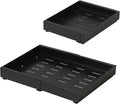 SunnyPoint Pull-Out Cabinet Organizer Expandable Drawer Shelf (BLACK)