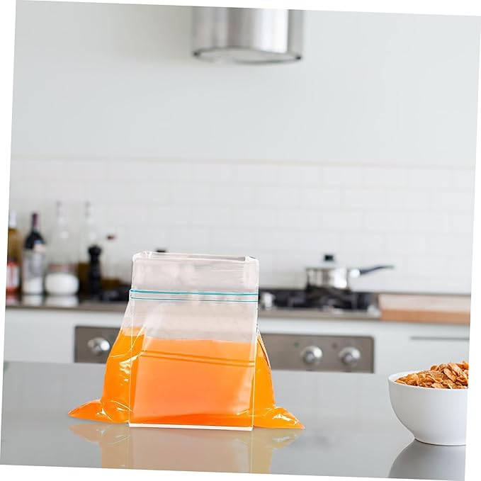 Outanaya Food Prep Bag Holder Stand Storage Bag Organizer for Easy Filling and Pouring Stable Support for Space-saving Design for Kitchen Use