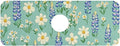 Kitchen Sink Splash Guard 1 PC 14.7 Inch Sink Faucet Mat Splash Guard for Bathroom Countertop Water Absorbent Foldable Cuttable Soft Washable Cute Green Bluebonnet and Daisies