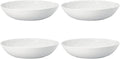 Lenox 895726 Opal Innocence Carved Pasta Bowls, Set Of 4, Service For 4, 2 x 9-Inch Diameter