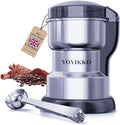 Electric Coffee Grinder 300W, Adjustable Grind, Espresso/Drip/Pour. Coffee Grinder for Coffee, Spices, and Other Foods (silvery-148)
