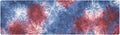 2-in-1 Table Runner Trivet for Hot Dishes Heat Resistant Hot Plate Mat Pad 39x12 Inch Waterproof Table Protector Trivets for Countertop Non Slip Decorative Retro Tie Dye Fireworks