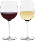 Libbey Signature Kentfield Red and White Wine Glasses Set of 12, Elegant, Dishwasher Safe Drinking Glassware, Party Wine Glasses for Birthdays, Weddings, & More