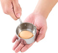 Cooks Standard Stainless Steel Butter Warmer 0.15 QT, Multi-Ply Clad Small Sauce Pan, 140ml Mini Butter Chocolate Milk Melting Pot with Pour Spout Cooking Pot ideal for Chefs, Baristas