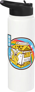 Banana Milk Carton Japan Style 80s Otaku Vaporwave Anime Stainless Steel Insulated Water Bottle