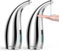 Automatic Liquid Soap Dispenser,300ML Touchless 4 Gear Adjustable,Countertop Electric Battery Operated White Hand Soap Dispenser with Sensor for Bathroom,Kitchen,Office