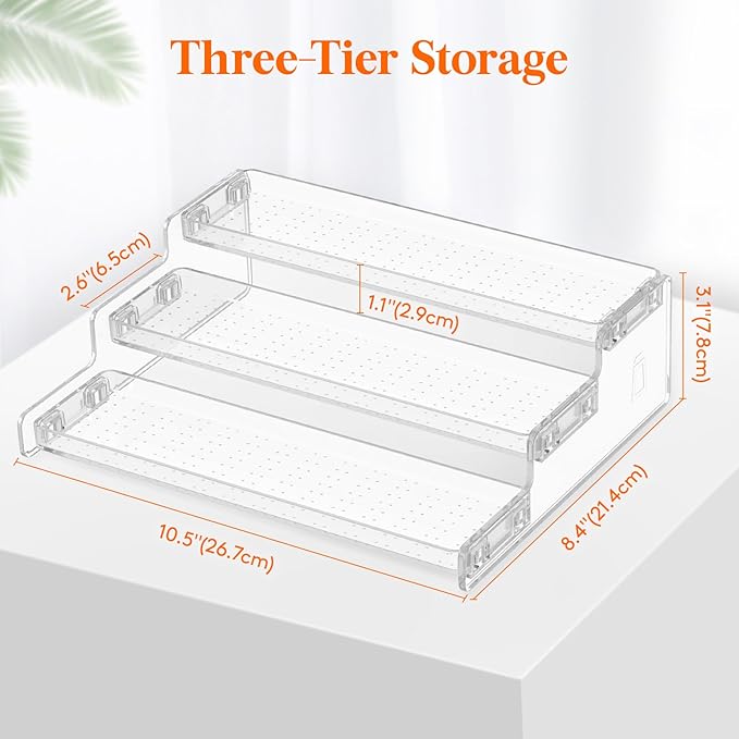 Lifewit Silverware Drawer Organizer, Expandable Utensil Tray for Kitchen, BPA Free Flatware and Cutlery Holder, Adjustable Plastic Storage for Spoons Forks Knives, Large, White
