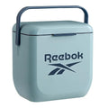 Reebok 8L Hard Cooler,Officially Licensed Portable Cooler Ice Chest with Handle, Holds 12 Cans, 12-Hour Ice Retention,Light Blue