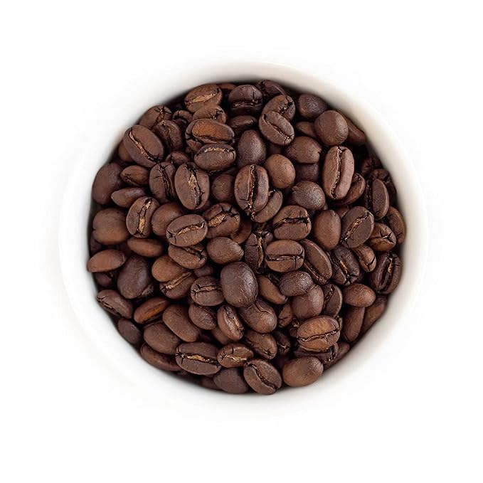 Fresh Roasted Coffee, Organic Bali Blue Moon Whole Bean Coffee, Medium Roast, USDA Organic, Kosher, 12 oz