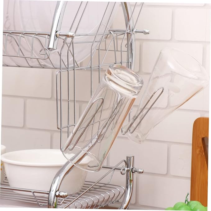Zerodeko Dish Drying Rack Over The Sink Dish Drying Rack Organizer Storage Holder Chopsticks Cup Holder