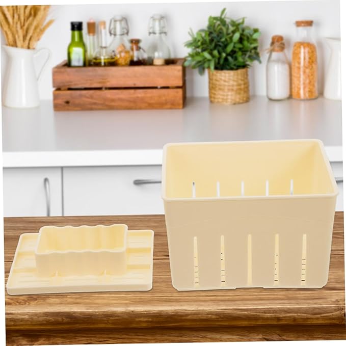 Zerodeko 4pcs Tofu Press Mold for Homemade Tofu and Cheese Easy Demolding Design Kitchen Tool