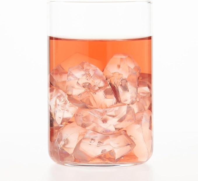 Toyo Sasaki Glass B-09128CS Whiskey Glass, Rock Glass, 12.8 fl oz (355 ml), Thin Tumbler, Shatter-Resistant, Cup, Made in Japan, Dishwasher Safe