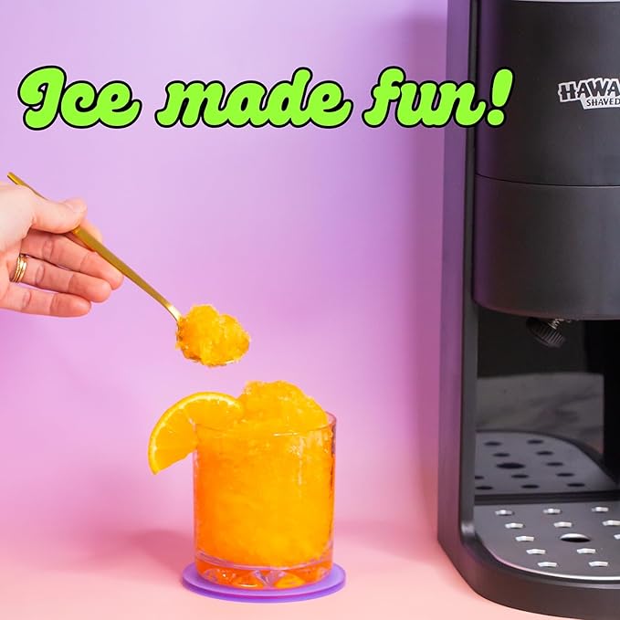 Hawaiian Shaved Ice Grape Syrup - Nut Soy Dairy Free - Flavor Fluffy & Crunchy Snow Cones - Shelf Stable - Makes 8 Servings - 16 ounces