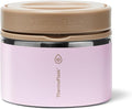 ThermoFlask Insulated Food Jar with Leakproof Lid (12 oz, Blush Sandstone) - Stainless Steel Food Containers for Hot & Cold Meals, Lunch, Soup & Snacks