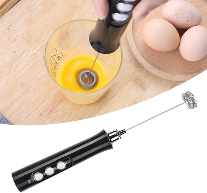 Electric Milk Frother Rechargeable Blender Usb Shaker Automatic Usb Rechargeable Beater Mixer Egg Whisk Stirrer 2.5W 3 Speed Setting Electrico Rechargable Beer Frother