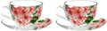STP GOODS Sakura Glass Cup and Saucer Set of 2