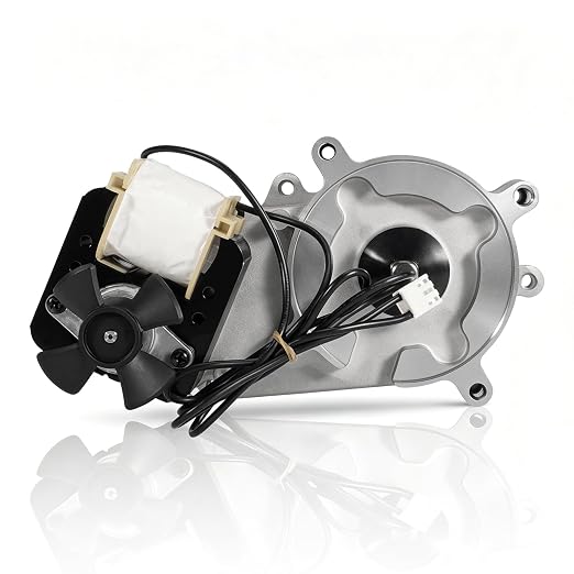 Ice Maker Gear Box Assembly Compatible with GE Profile Opal Ultra, Opal 2.0 Ultra & XL, with AC Motor & Condenser Fan