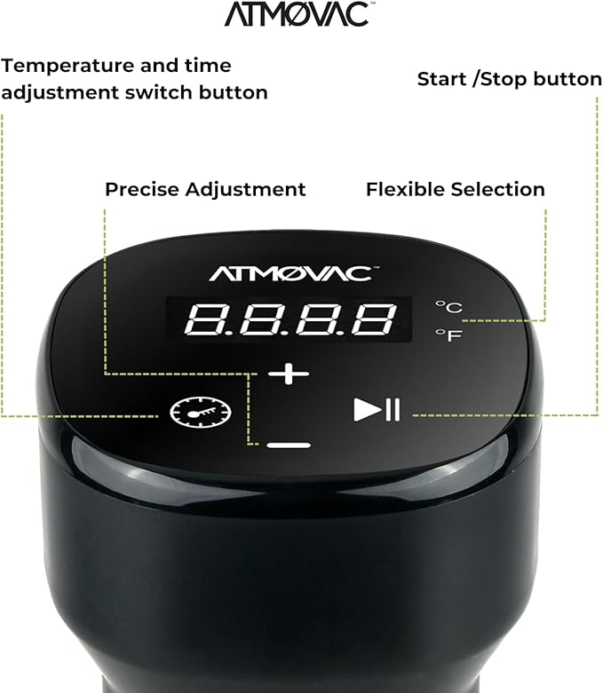 SV-EZ Sous Vide Immersion Circulator – Precision Thermal Cooker for Home & Professional Use – Digital Display & Temperature Control – Perfect for Sous Vide Cooking