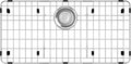 27.5’’ x 13.5’’ Sink Grid, Stainless Steel Sink Protectors for Kitchen Sink, Sink Bottom Grid, Rear Drain with Corner Radius, Sink Grids for Kitchen Sink, Sink Grid for Bottom of Sink