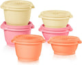 Tupperware Heritage Collection, New 12 Piece Food Storage Container Set in Vintage Warm Colors, Dishwasher Safe and BPA Free (6 containers, 6 lids)