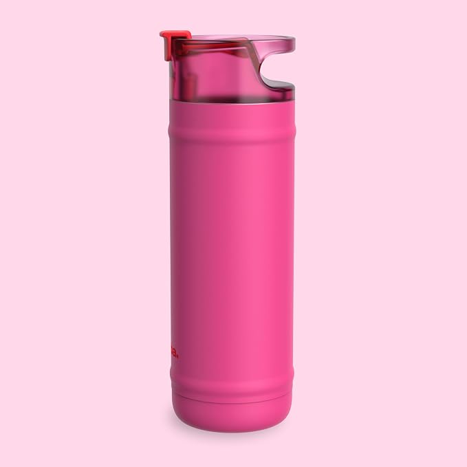 bubba 32 oz Dualsip Insulated Stainless Steel Water Bottle with Straw - Reusable, Leakproof, Lightweight, Dishwasher Safe, Lead-Free and BPA-Free, Flora Aura