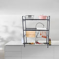 2 Tier Stainless Steel Above Sink Dish Rack Sink, Over The Sink Dish Drainer Drying Rack, Organized Space-Saving Dish Rack, Expandable Over The Sink Dish Drainer Drying Rack